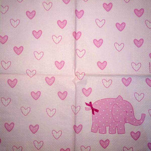 060 Elefant - 3-lagig - (gold) - ppd